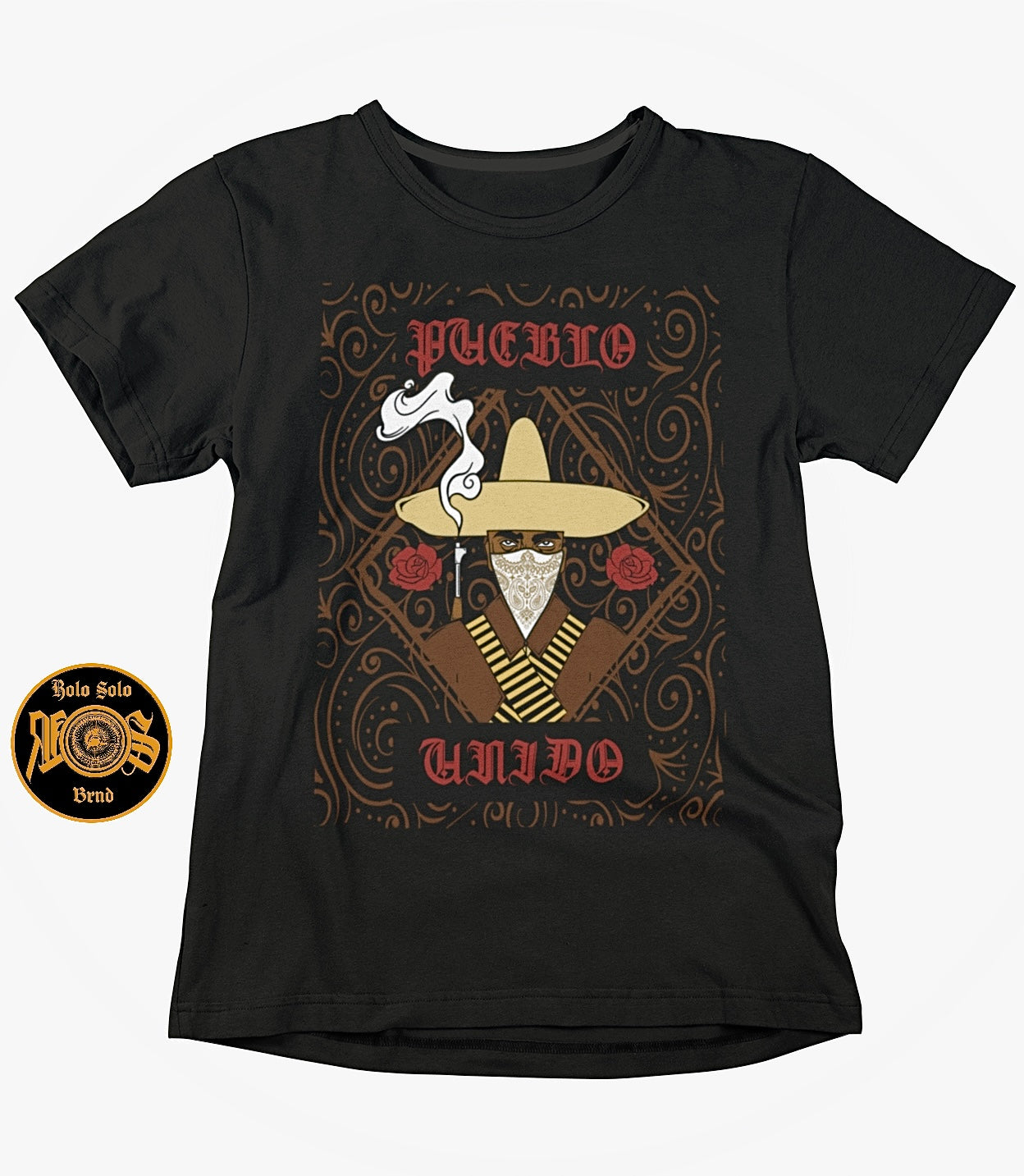 Pueblo Unido βπ½ Black T-shirt