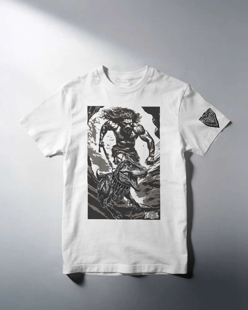 Caveman Dino 🦖 T-shirt (3 different colors)